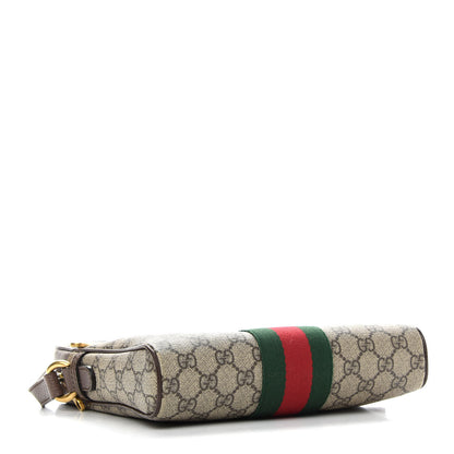 Gucci GG Supreme Monogram Web Small Ophidia Messenger Bag Brown 4 of 10