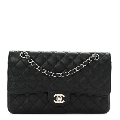 Chanel Caviar Quilted Medium Double Flap Black 1 of 10