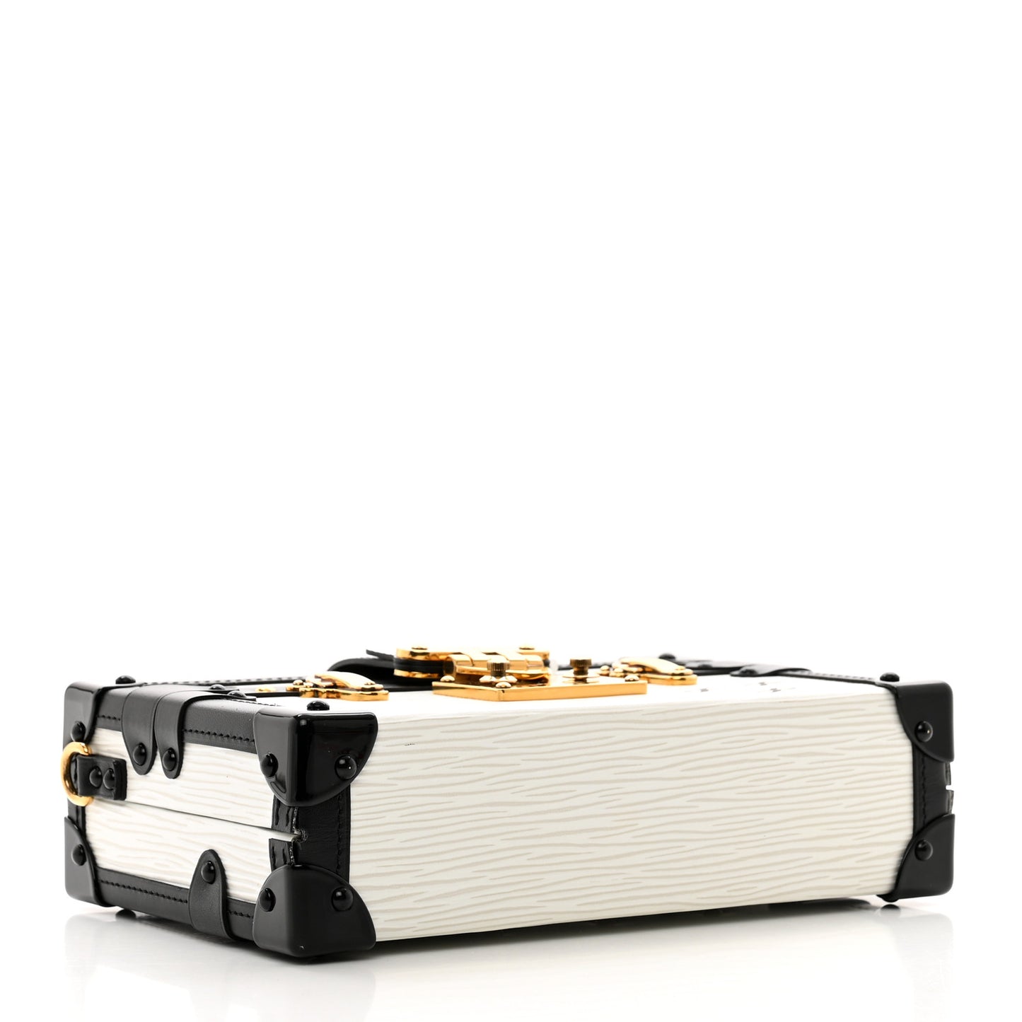 Epi Petite Malle White Black