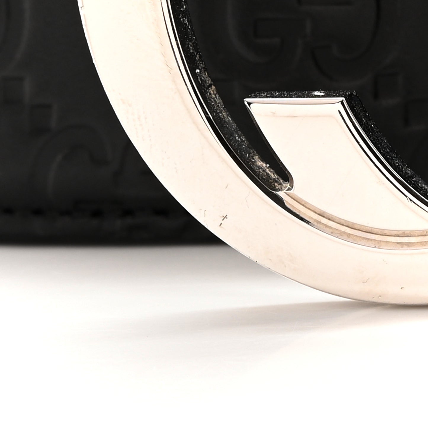 Guccissima Signature Interlocking G 40mm Belt 85 34 Black