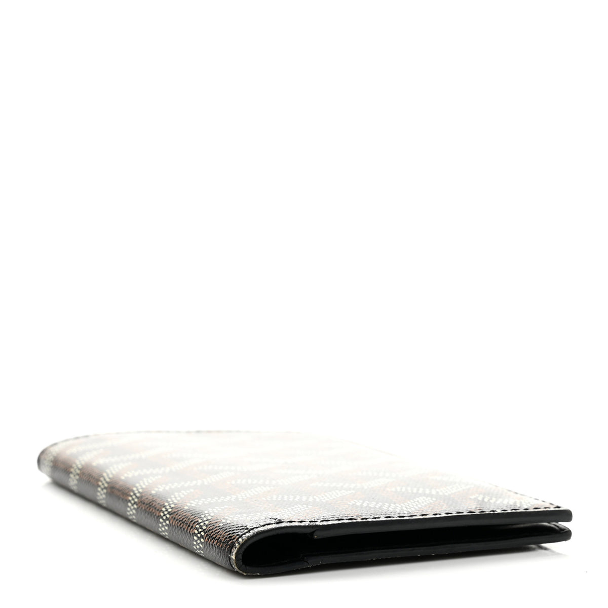 Goyard Goyardine Grenelle Passport Wallet Black Gold 4 of 9