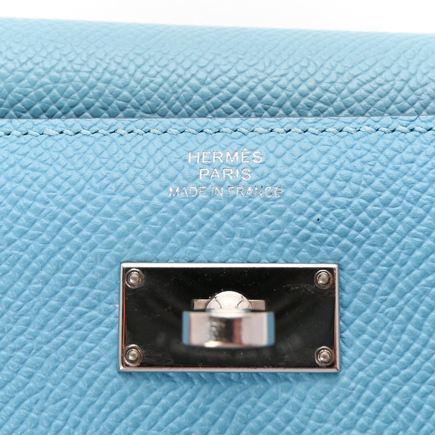 Hermes Epsom Verso Medium Kelly Wallet Bleu Du Nord Rouge De Coeur 7 of 8