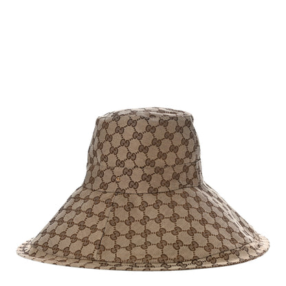 Gucci Monogram Wide Brim Hat L Beige 1 of 9