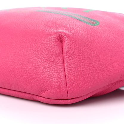 Gucci Grained Calfskin Small Logo Belt Bag Box Pink Green 9 of 10