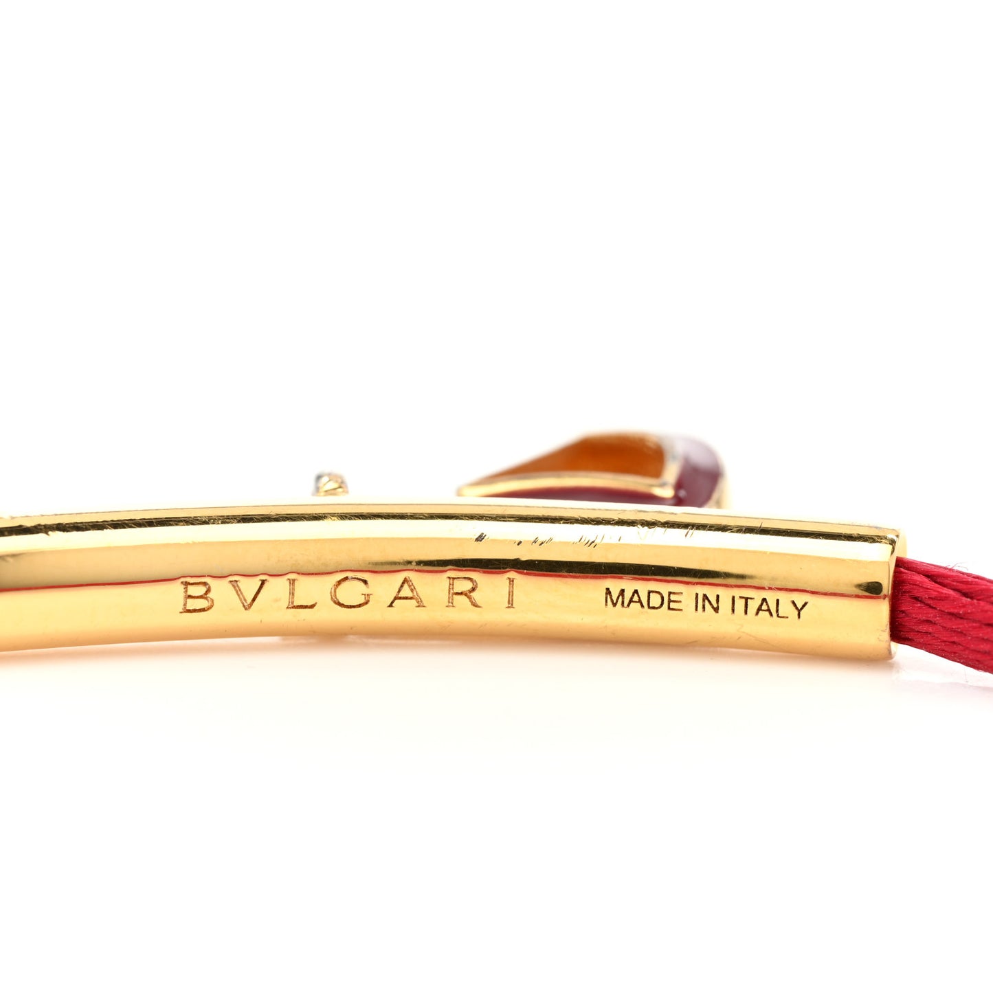 Divas' Dream Cord Bracelet Red Gold