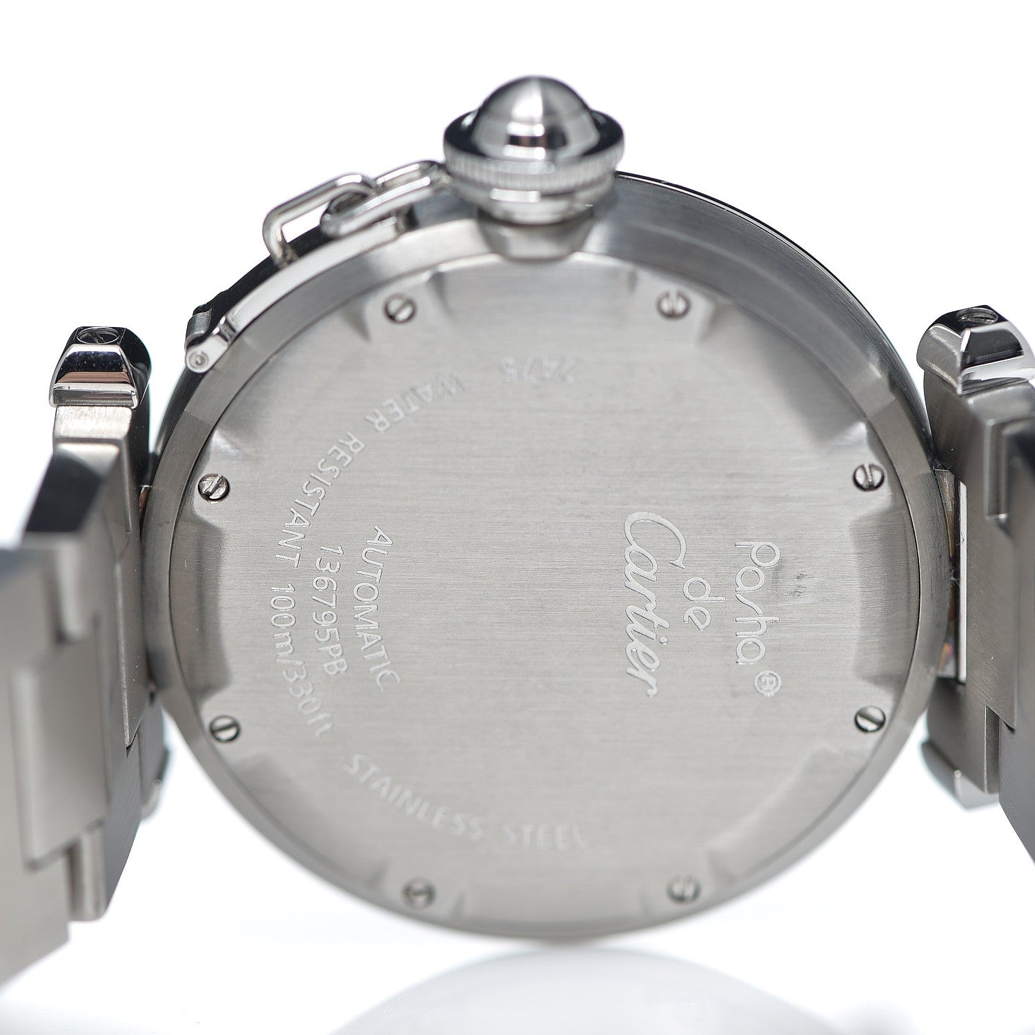 Cartier Stainless Steel 35mm Pasha C Big Date Automatic Watch 4 of 7