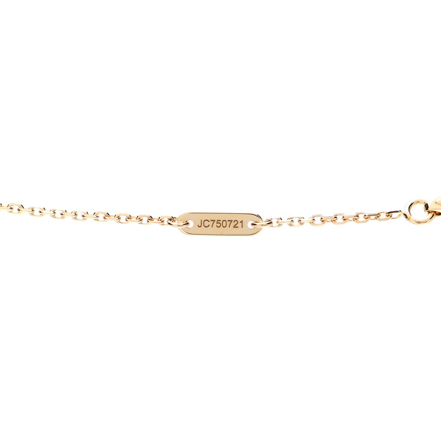 18K Yellow Gold Mother of Pearl Sweet Alhambra Butterfly Pendant Necklace