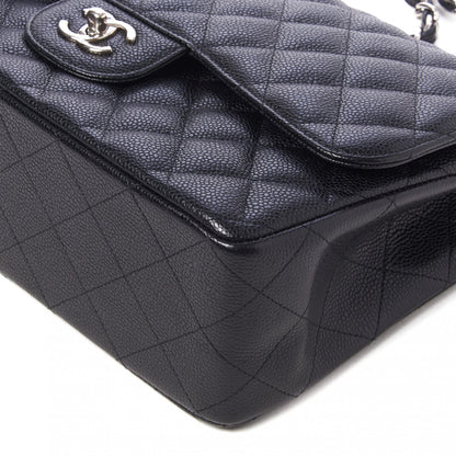 Chanel Caviar Quilted Jumbo Double Flap Black 6 of 11
