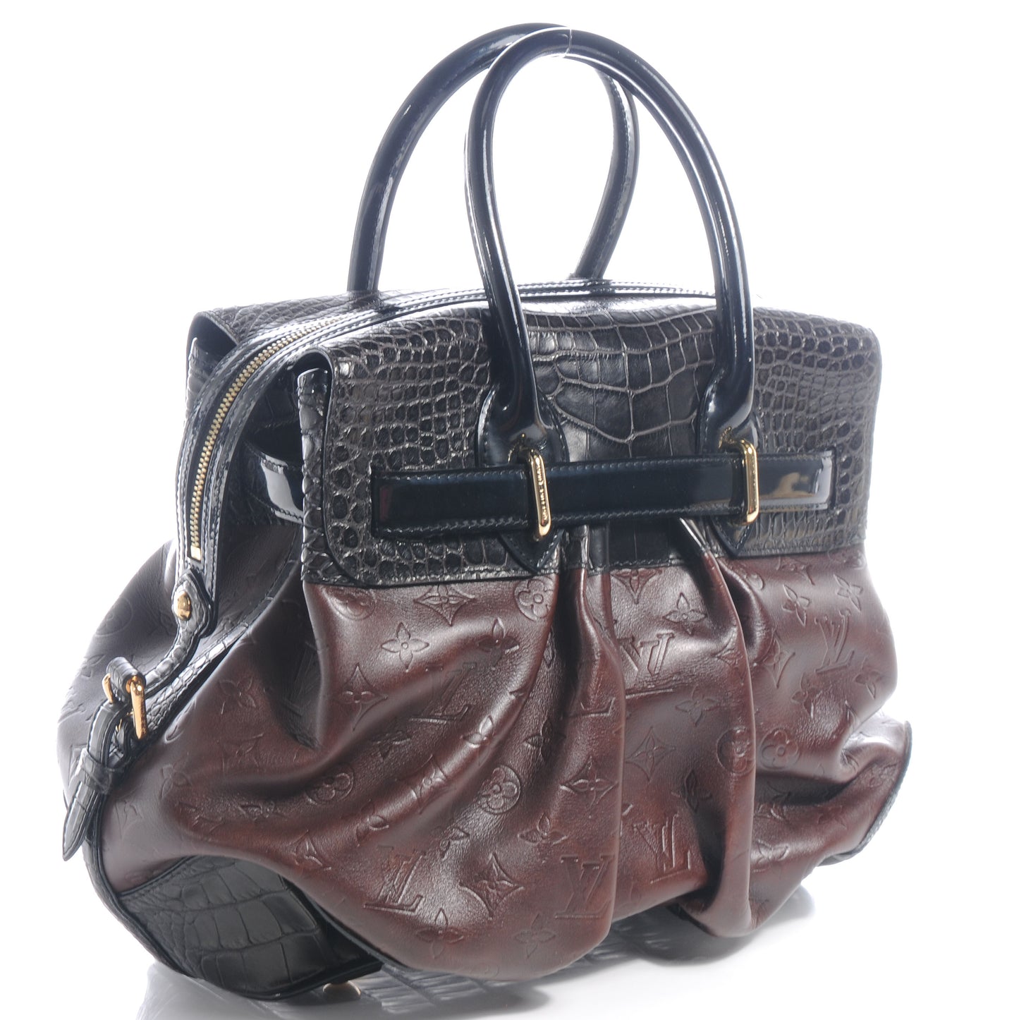 Monogram Embossed Alligator Les Extraordinaires City Steamer
