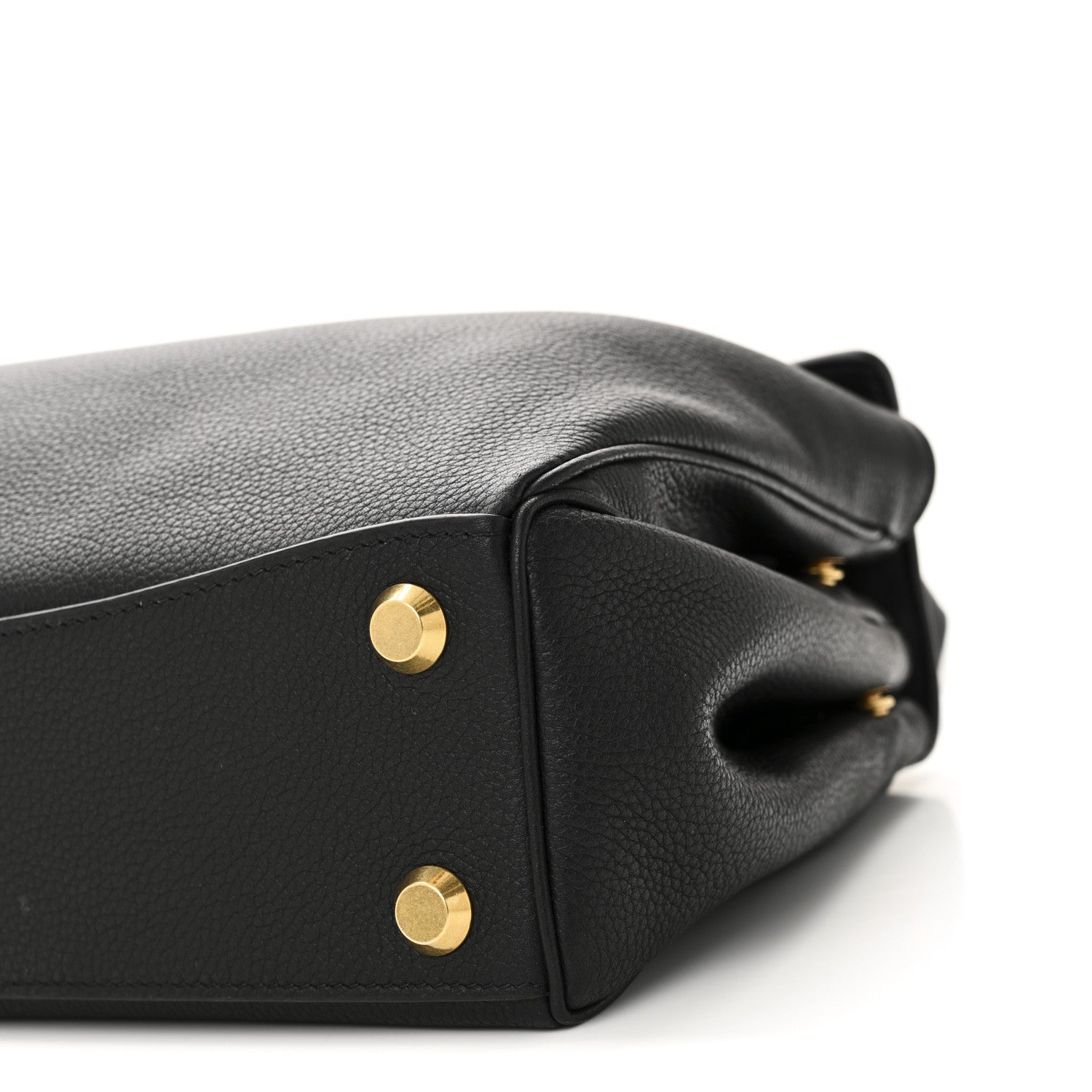 Balenciaga Grained Calfskin Small Rodeo Top Handle Handbag Black 9 of 9