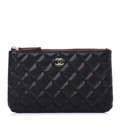 Chanel Caviar Quilted Cosmetic Case Black 1 of 8