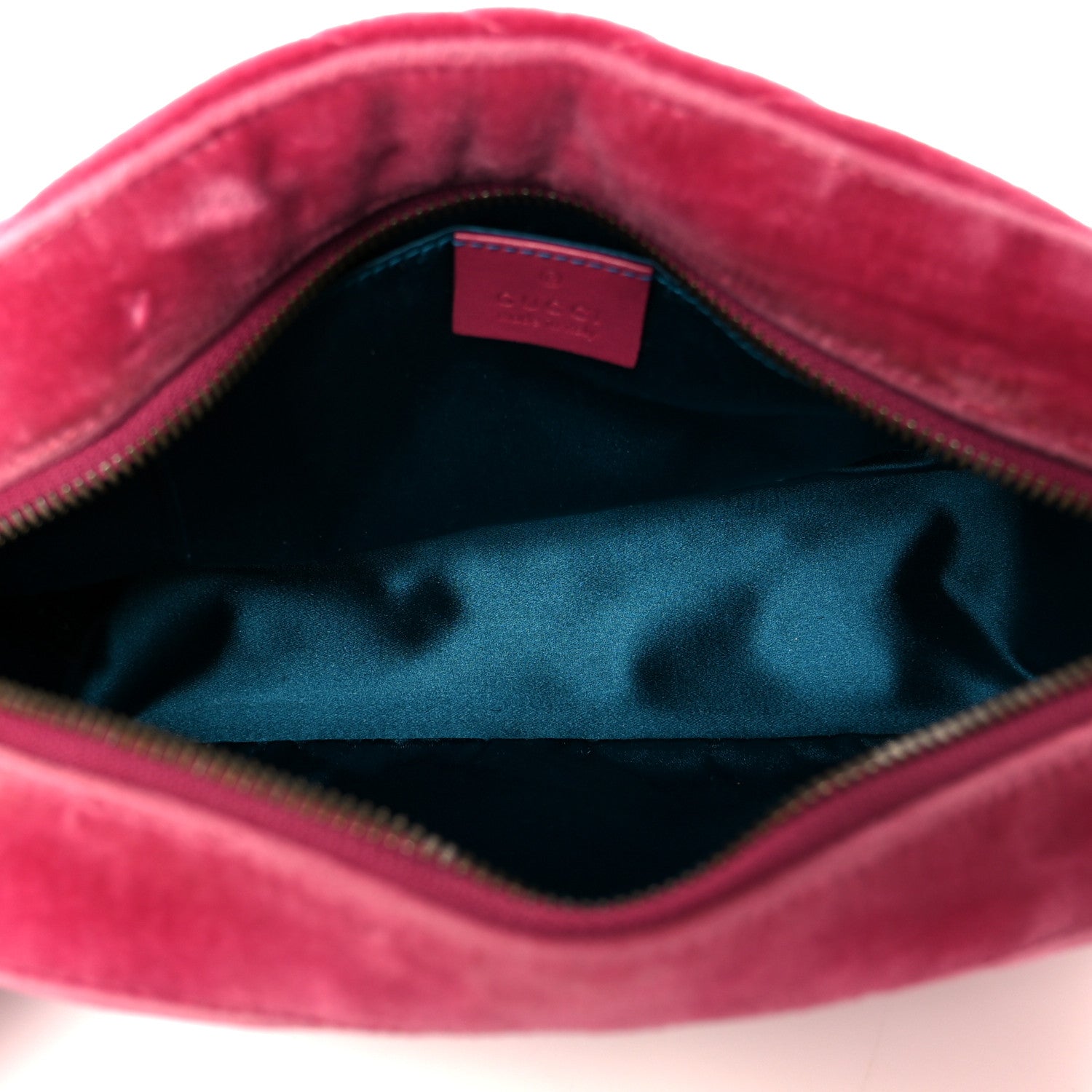 Gucci Velvet Matelasse Small GG Marmont Chain Shoulder Bag Light Raspberry Rose 5 of 11