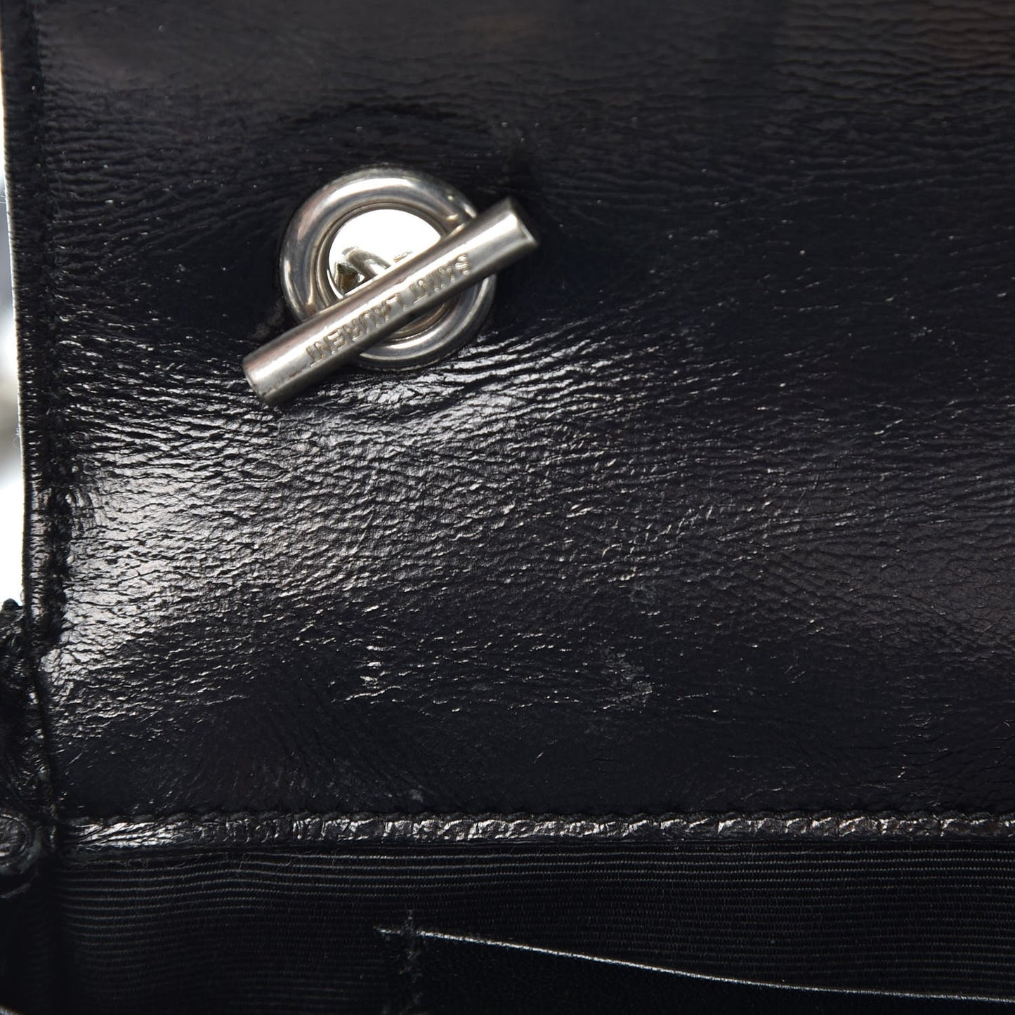 Calfskin Matelassé Monogram Classic Baby Punk Chain Bag Black