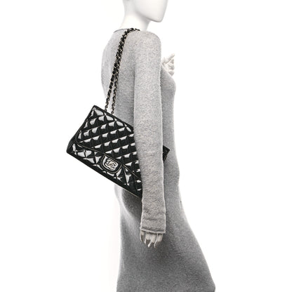 Chanel Patent Quilted Jumbo Single Flap Black 2 of 8