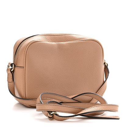 Gucci Pebbled Calfskin Small Soho Disco Bag Camelia 3 of 12