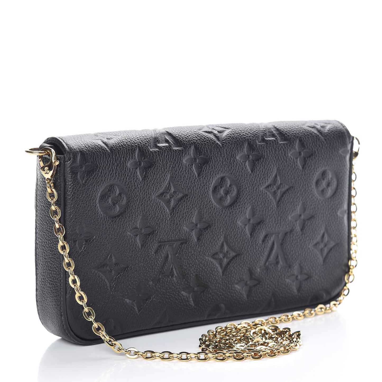 Empreinte Pochette Felicie Chain Wallet Black