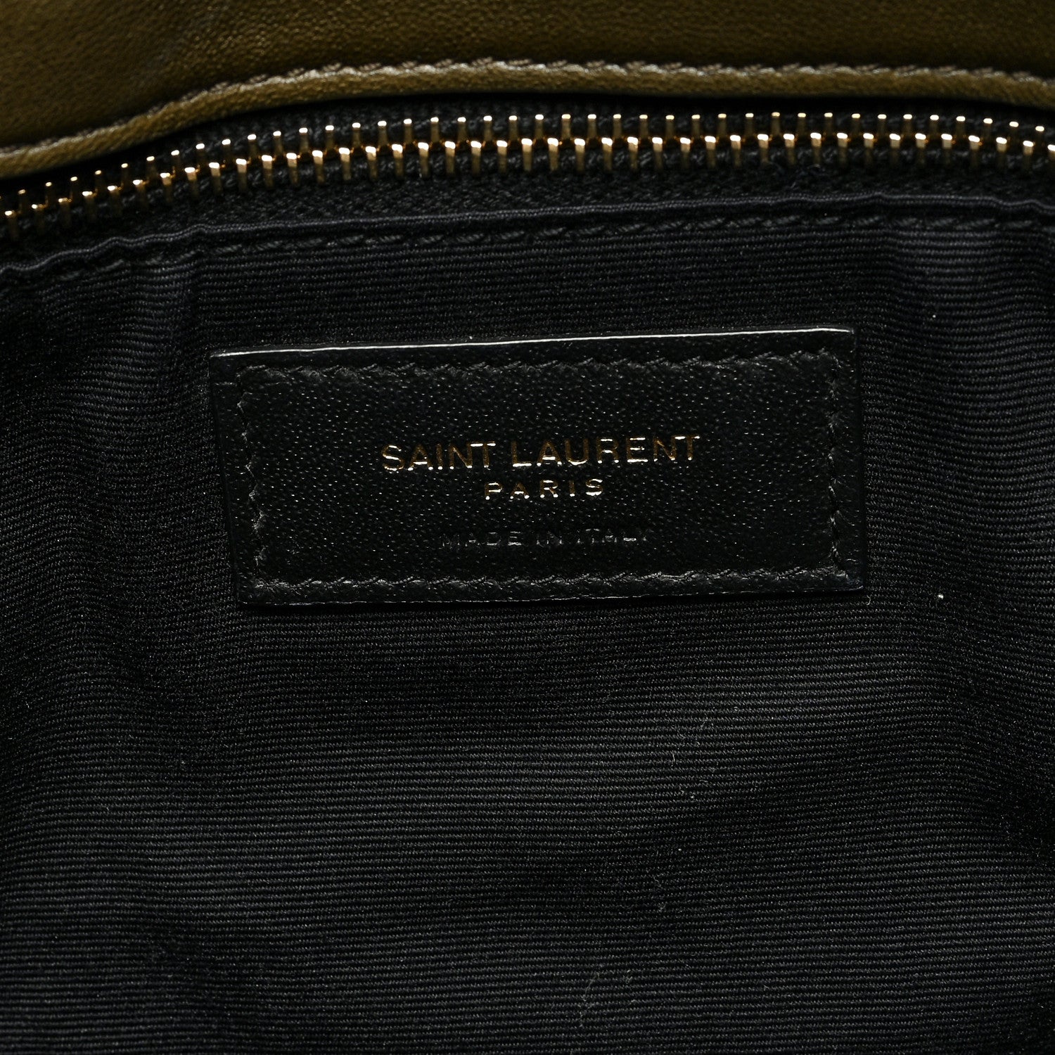 Saint Laurent Lambskin Quilted Medium Loulou Puffer Monogram Chain Satchel Seaweed Seaweed 5 of 8