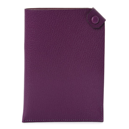 Hermes Chamkila Tarmac PM Passport Holder Anemone 1 of 6