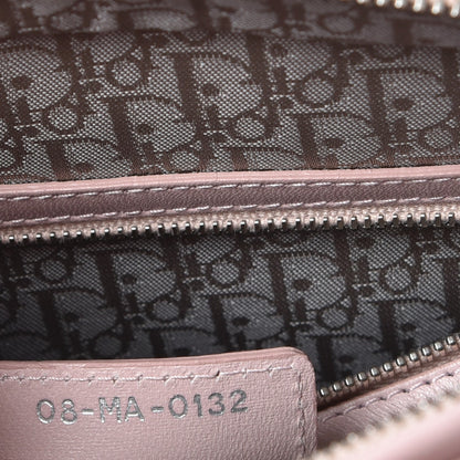 Christian Dior Lambskin Cannage Large Lady Dior Rose Poudre 7 of 13