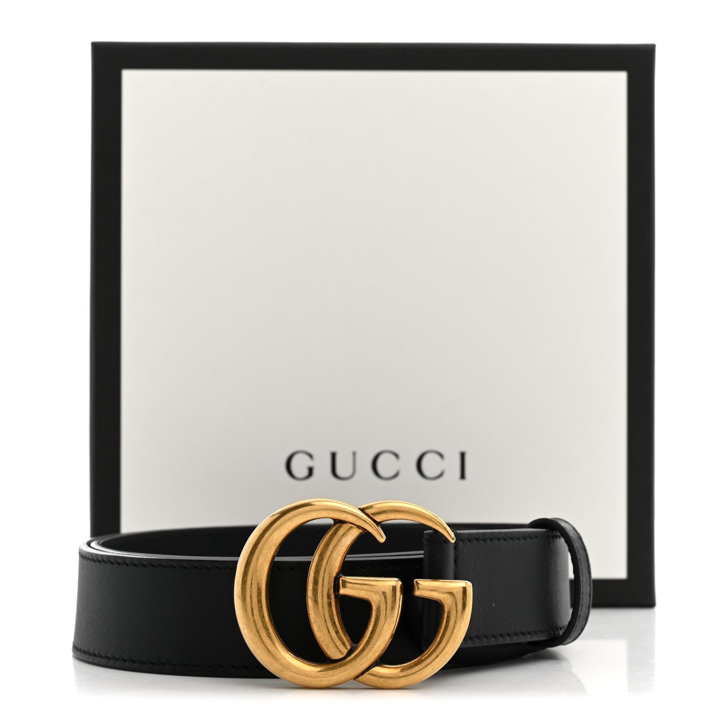 Calfskin Double G 30mm Belt 75 30 Black