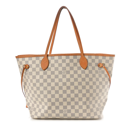Louis Vuitton Damier Azur Neo Neverfull MM Rose Ballerine 1 of 14