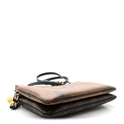 Louis Vuitton Reverse Monogram Giant Double Zip Pochette 4 of 10