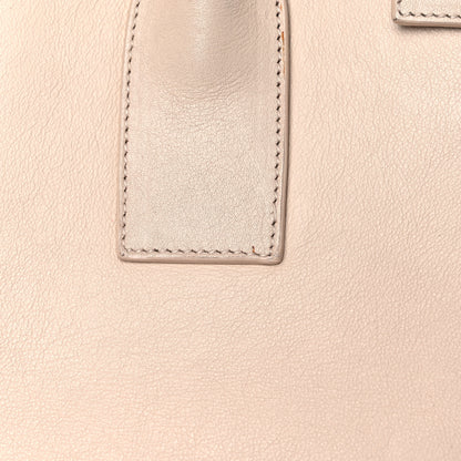 Saint Laurent Calfskin Large Sac de Jour Carryall Nude Powder 21 of 33