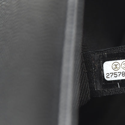 Chanel Caviar Quilted New Medium Boy Flap Black 9 of 10