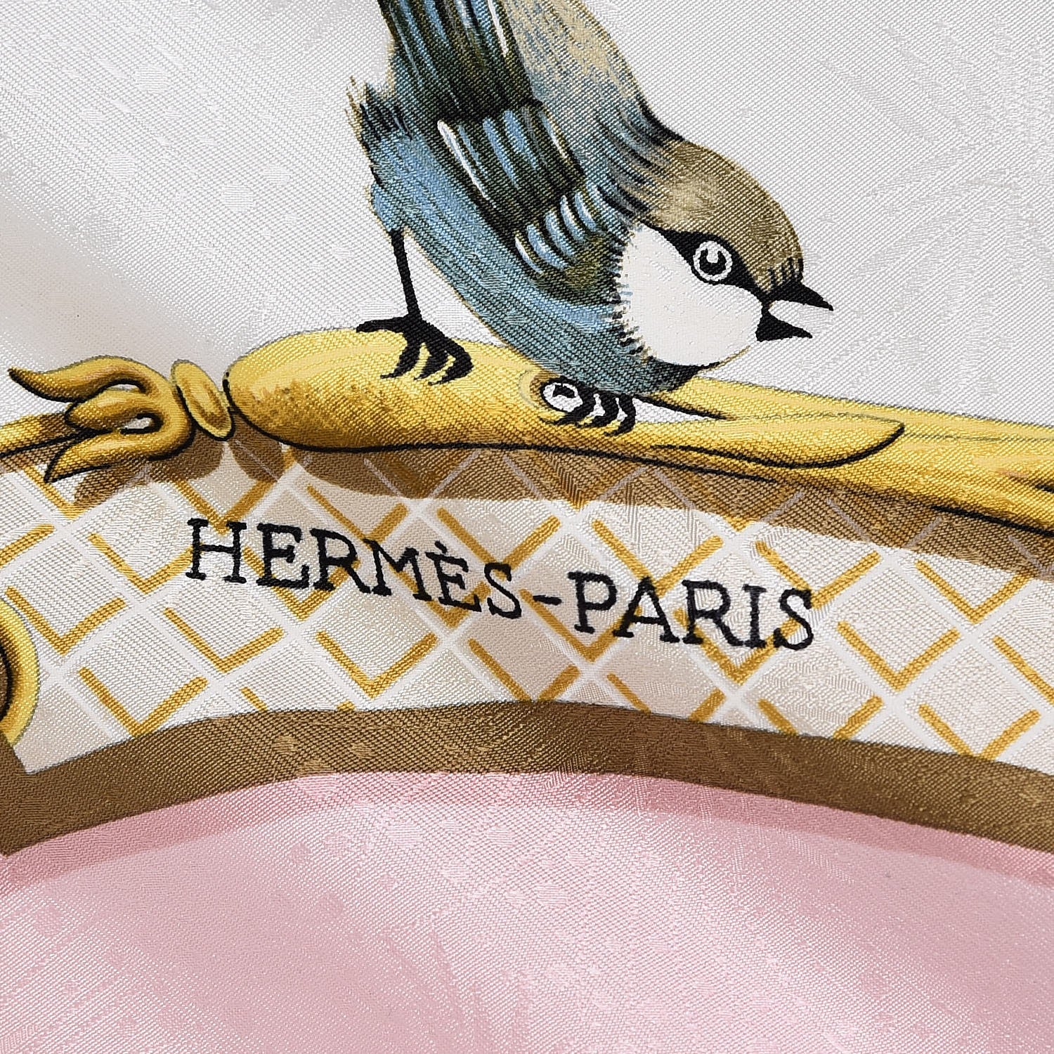 Hermes Jacquard Silk La Cle Des Champs Scarf 90 3 of 6