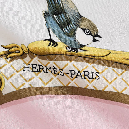 Hermes Jacquard Silk La Cle Des Champs Scarf 90 3 of 6