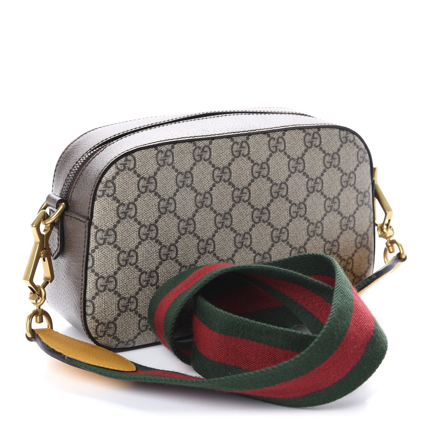 GG Supreme Monogram Web Neo Vintage Shoulder Bag Beige New Acero Crop