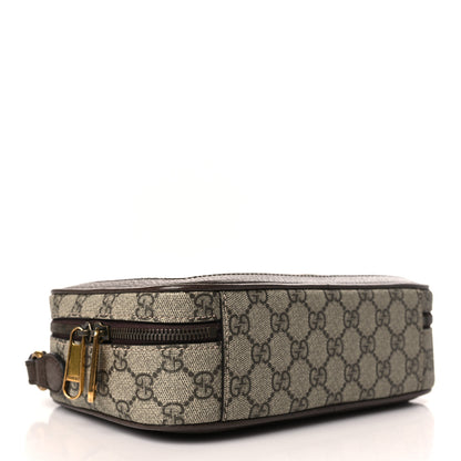 Gucci GG Supreme Monogram Web Small Ophidia Top Handle Shoulder Bag Brown 4 of 10