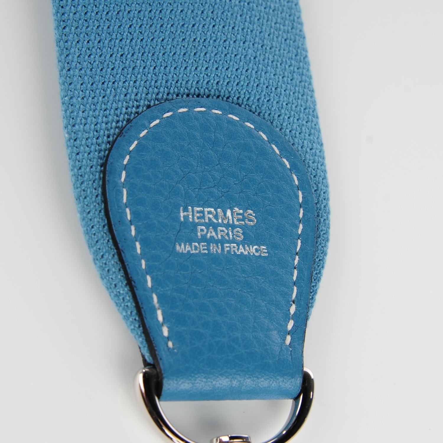 Hermes Taurillon Clemence Evelyne III PM Blue Jean 8 of 9