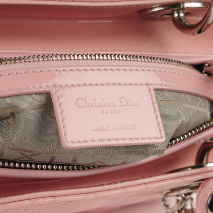 Christian Dior Patent Cannage Large Lady Dior Light Pink 8 of 9