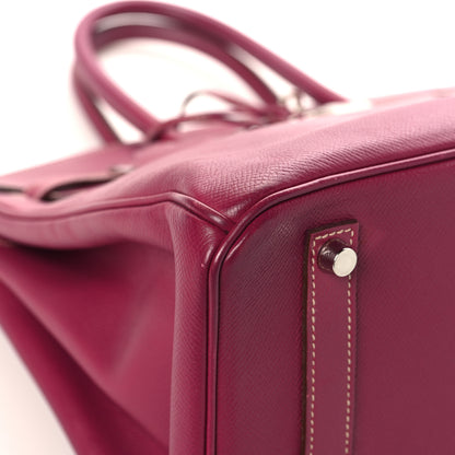 Hermes Epsom Candy Birkin 35 Tosca Rose Tyrien 9 of 17
