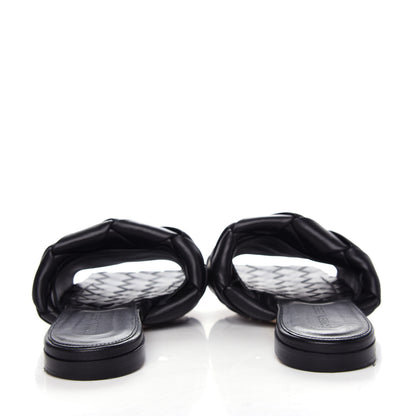 Bottega Veneta Nappa Maxi Intrecciato Lido Flat Sandals 36.5 Black 7 of 9