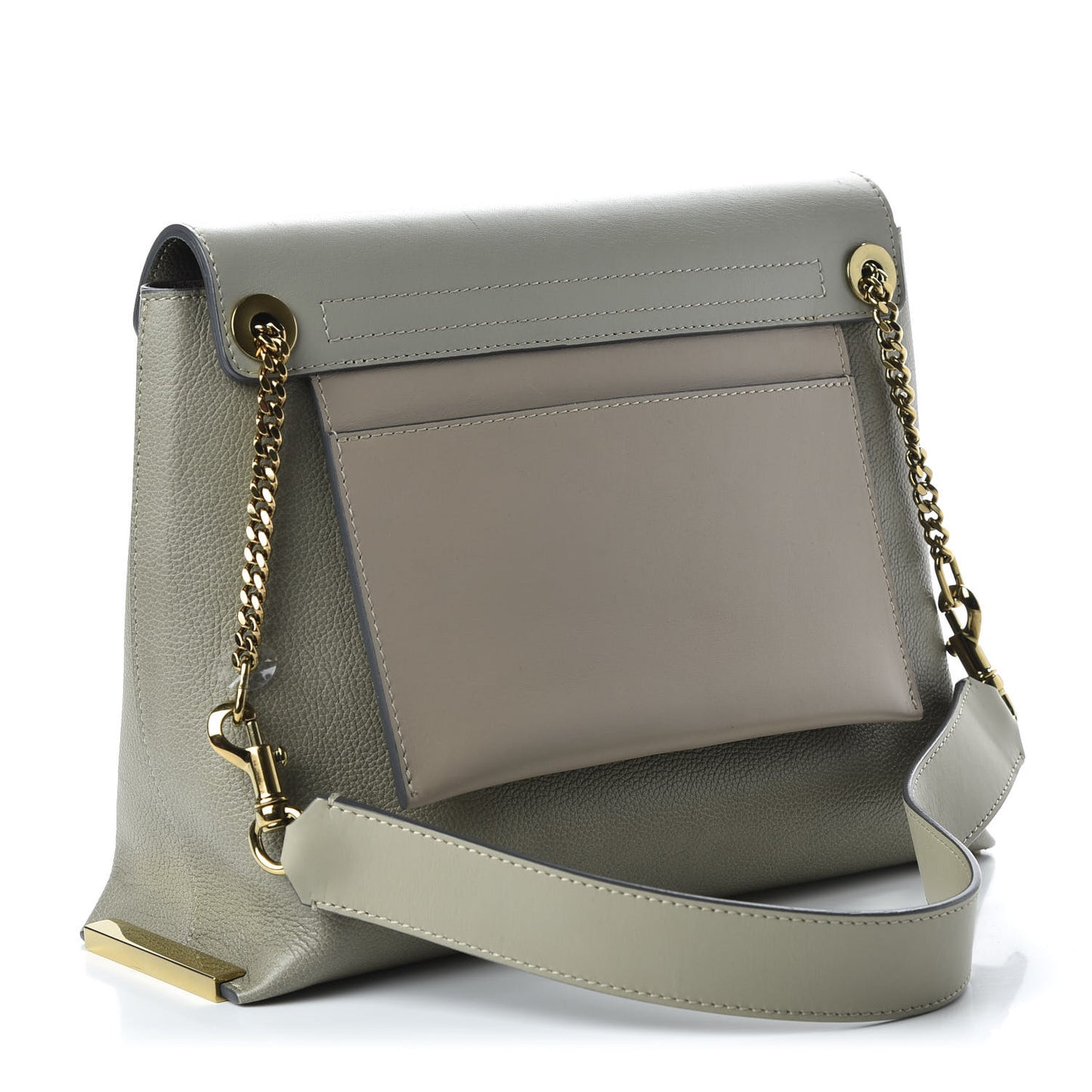 Calfskin Medium Clare Top Handle Bag Baobab Green