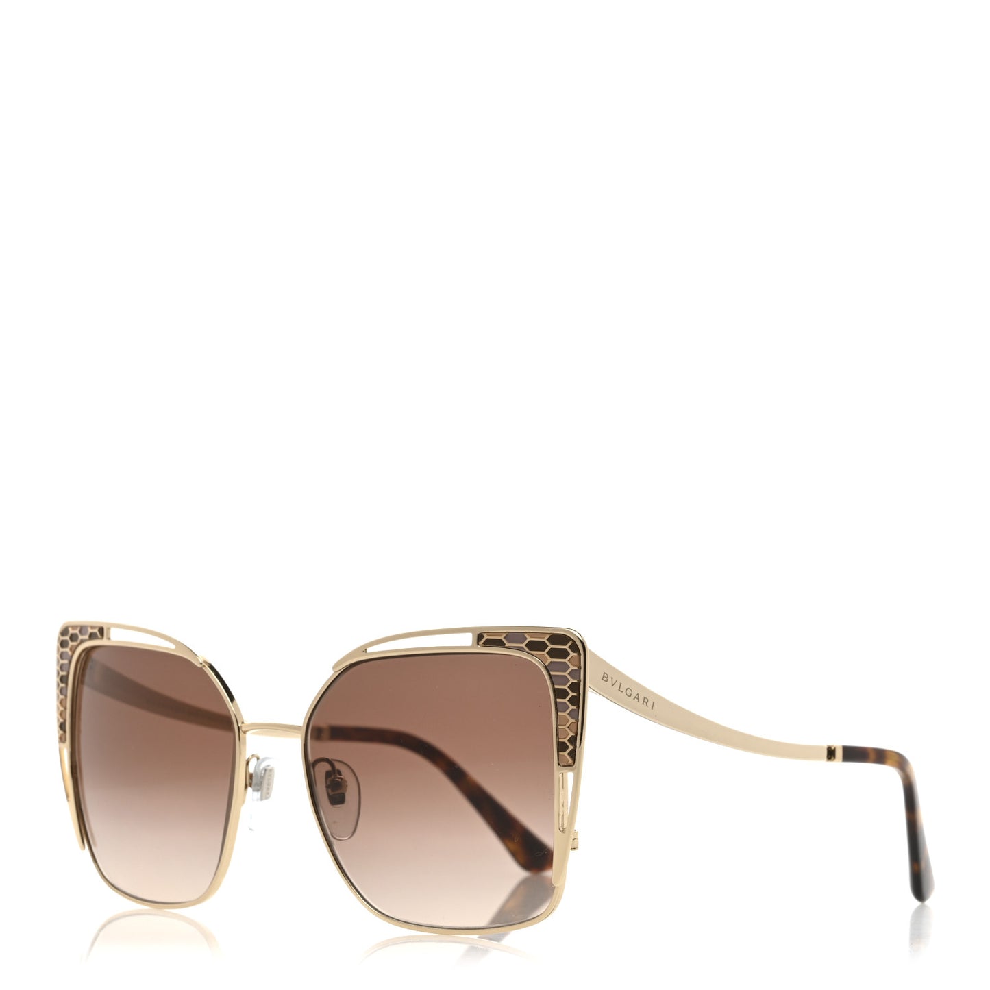 Serpenti 6179 Sunglasses Brown Gold