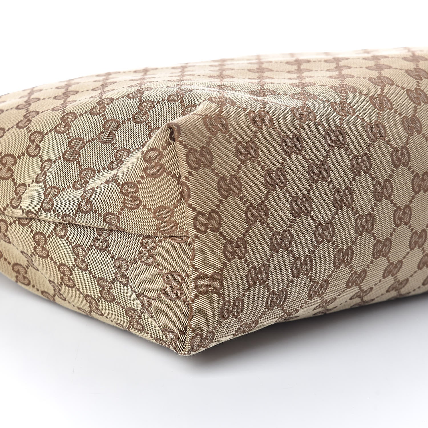 Gucci Monogram Web Medium Flat Messenger Bag Brown 8 of 9