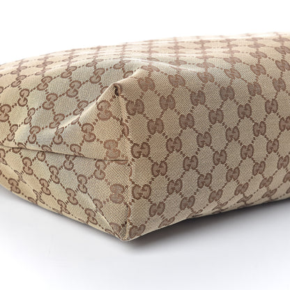 Gucci Monogram Web Medium Flat Messenger Bag Brown 8 of 9