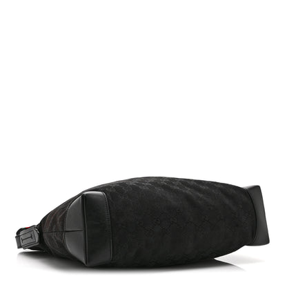 Gucci Monogram Canvas Messenger Bag Black 4 of 12