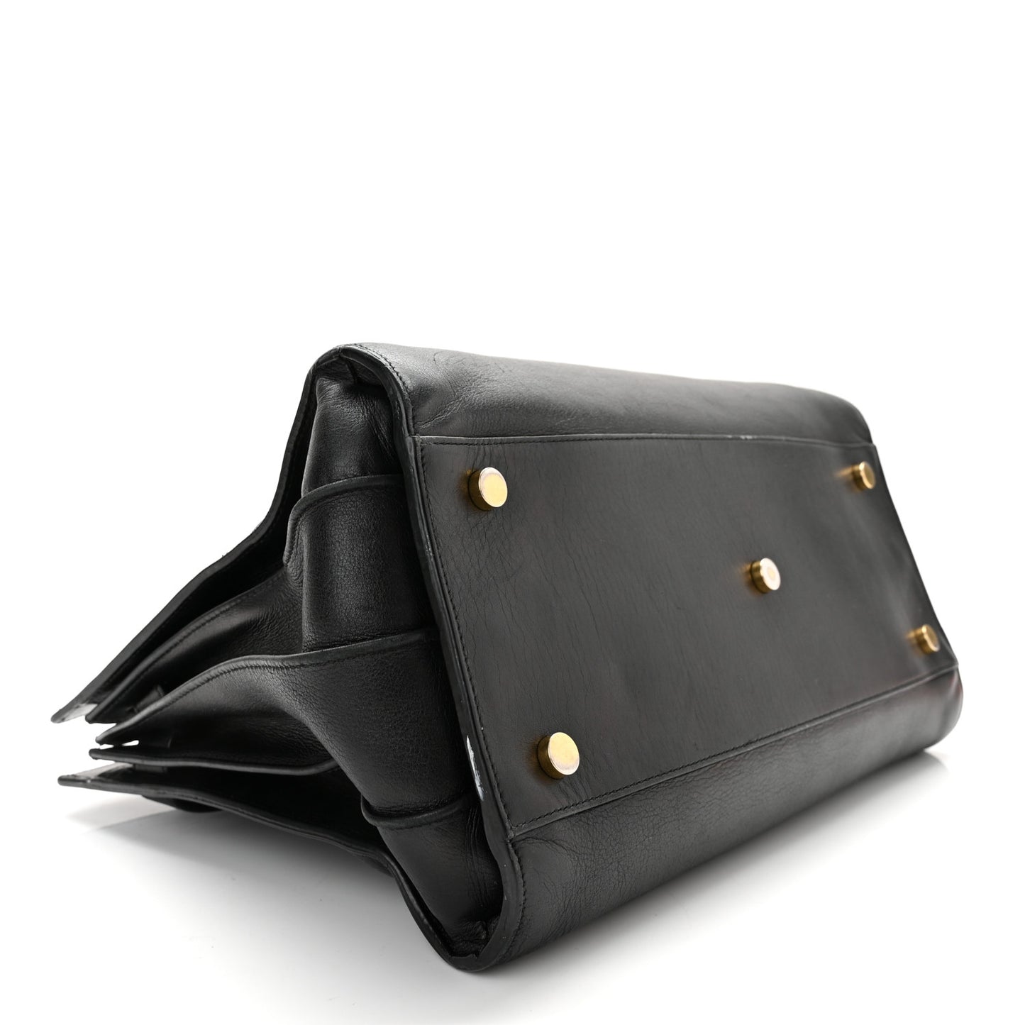 Calfskin Small Sac De Jour Black