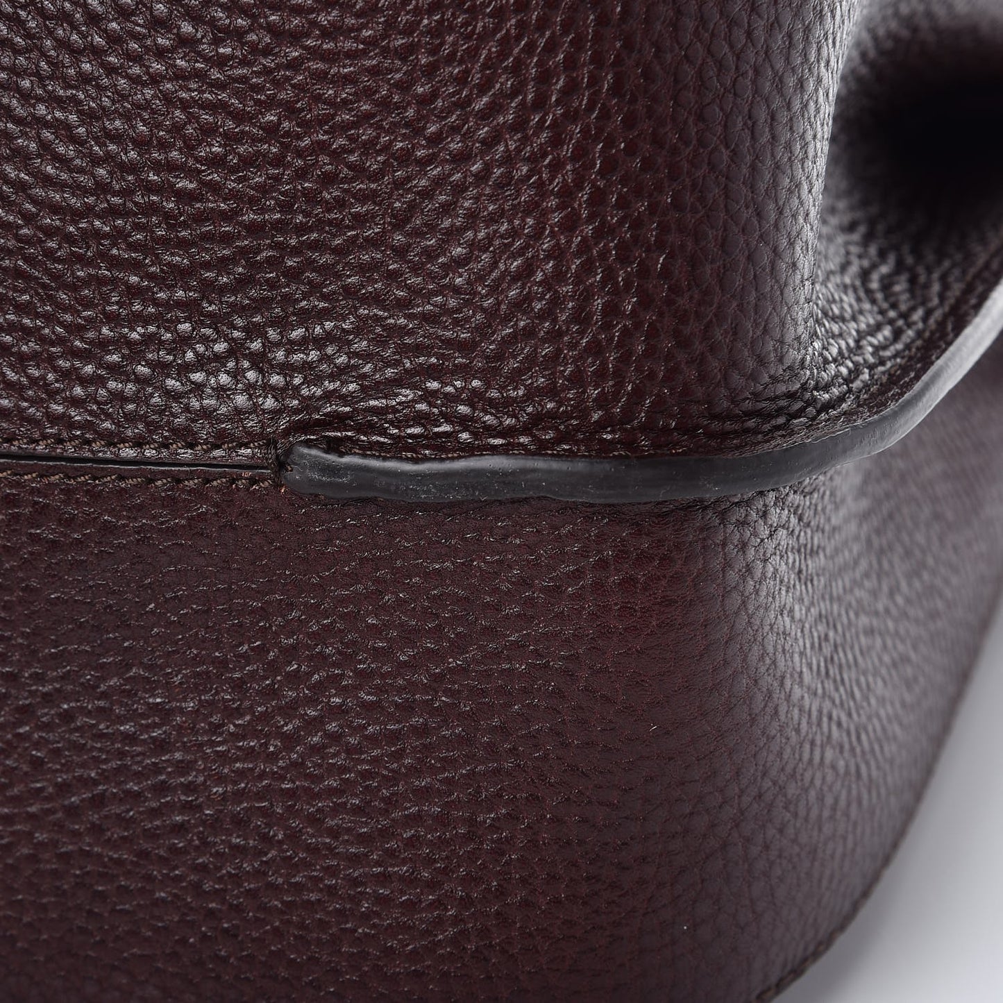 Natural Grain Leather Amberley Satchel Oxblood