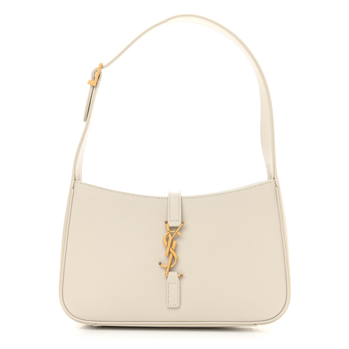 Smooth Calfskin Le 5 A 7 Hobo Blanc Vintage