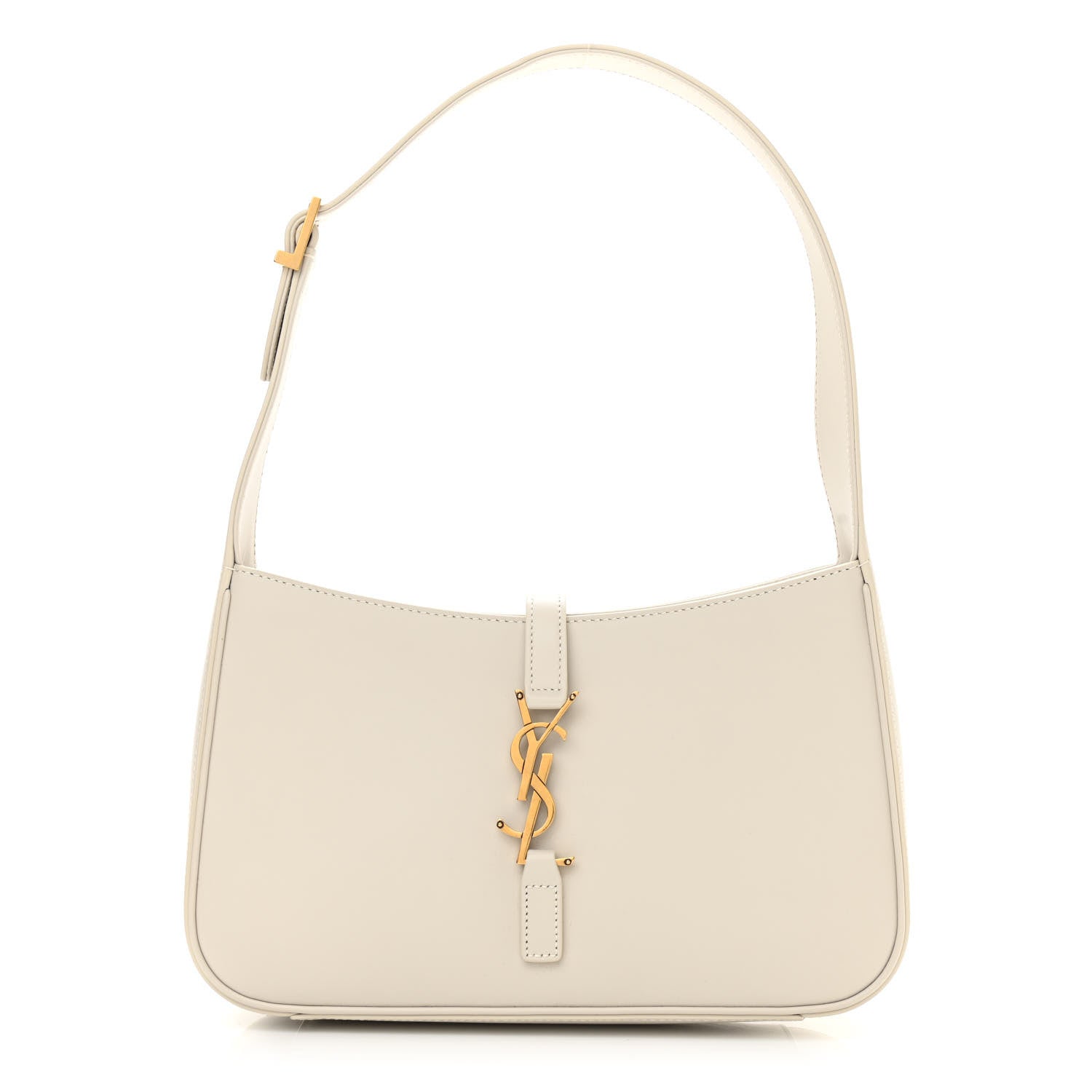 Saint Laurent Smooth Calfskin Le 5 A 7 Hobo Blanc Vintage 1 of 9