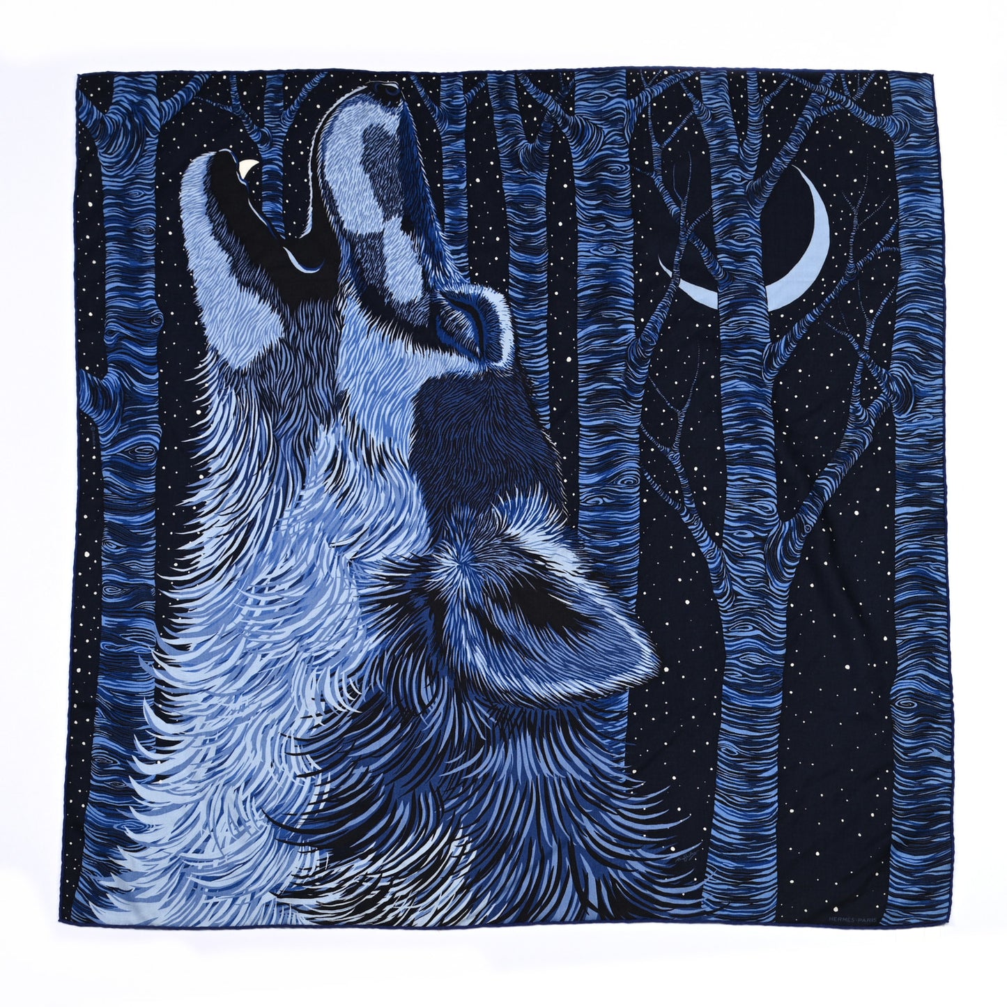 Cashmere Silk Awooooo Scarf 100