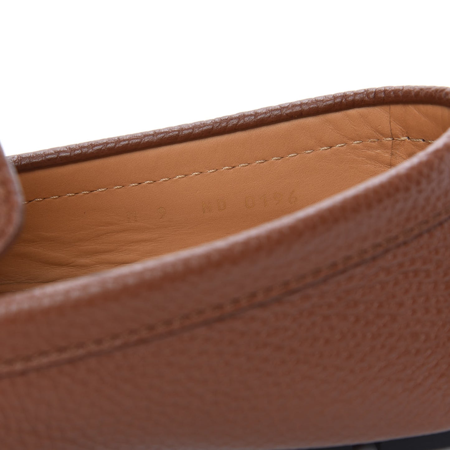 Calfskin Monte Carlo Moccasin Loafers 9 Cognac