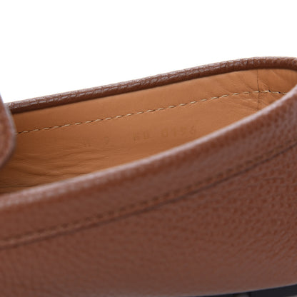 Louis Vuitton Calfskin Monte Carlo Moccasin Loafers 9 Cognac 7 of 10