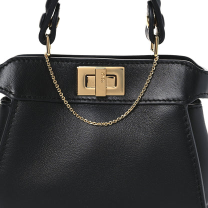 Fendi Nappa Nano Peekaboo Satchel Black 8 of 11