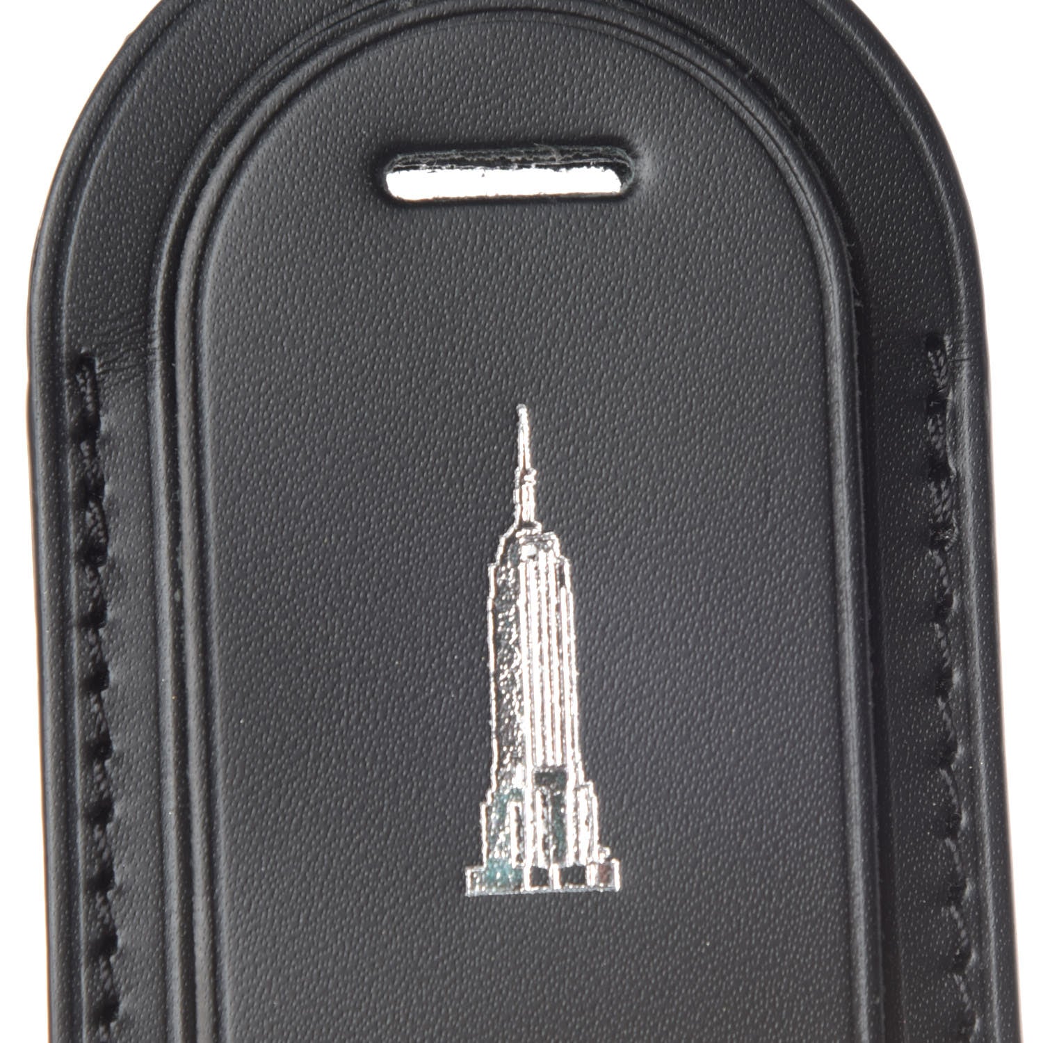 Louis Vuitton Calfskin Luggage Tag Black 3 of 5